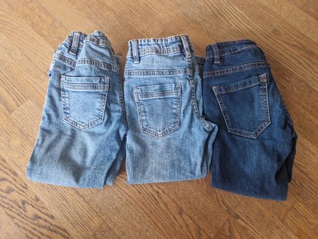 Jeans Kinder 3er Set Grösse 104/110