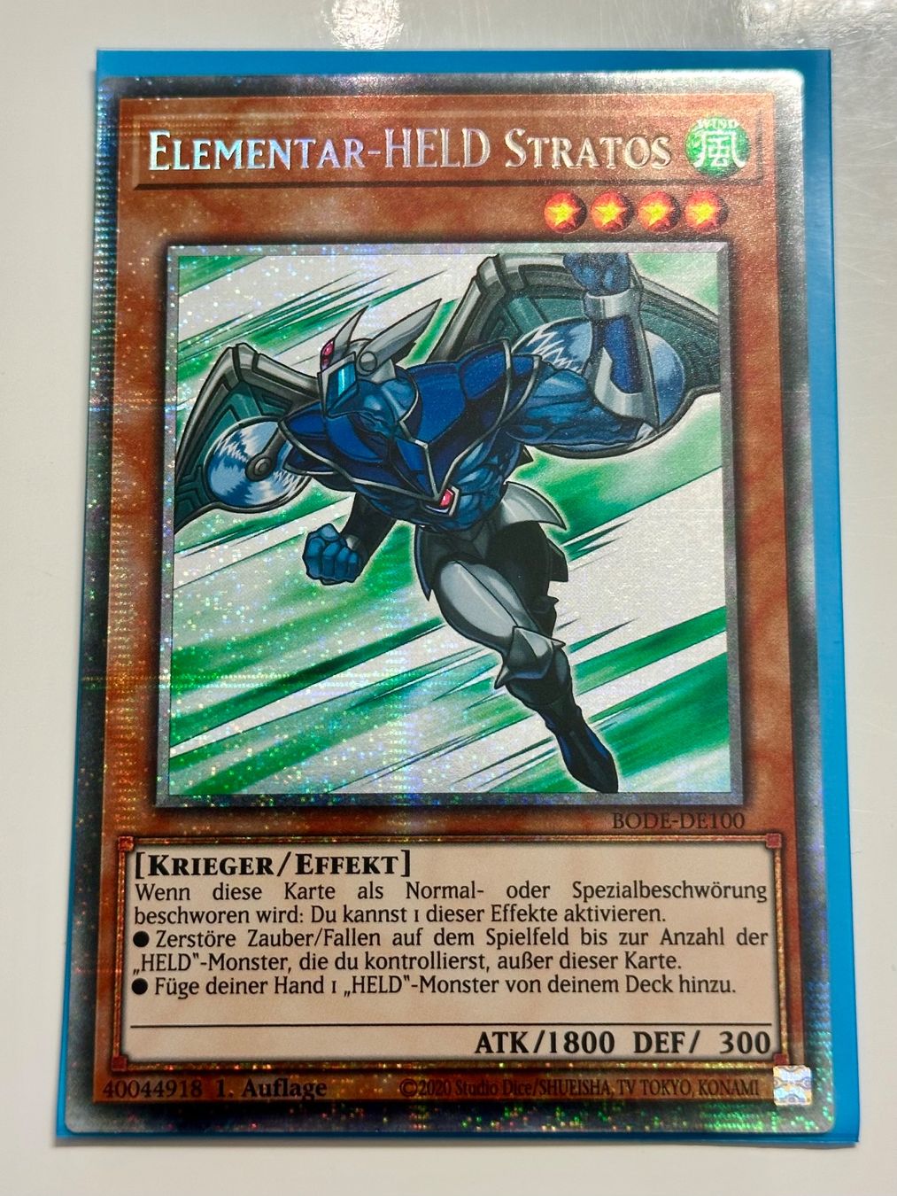 Yugioh Carte collezionabili: Yu-Gi-Oh! / Elementar-Held Stratos / Starlight Rare / Unikat – Nuovo e nell'imballaggio originale da Lauerz venduto da Tradeable 3