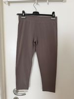Damen Leggings kurz Grösse M Taupe guter Zustand