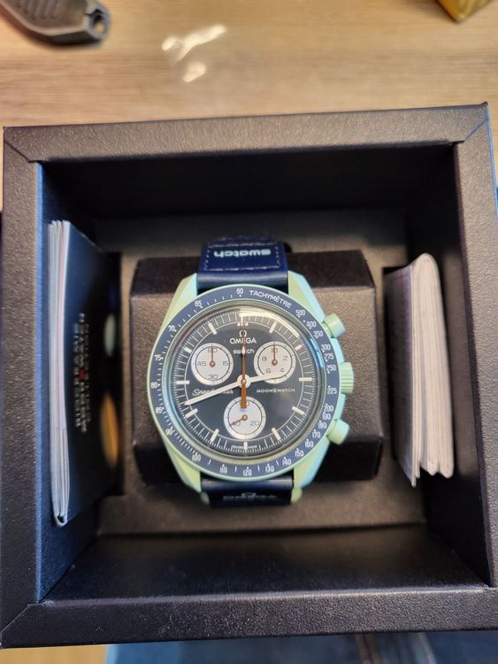 Swatch Orologi: OMEGA X SWATCH | MISSION ON EARTH | BIOCERAMIC MOONSWATCH – Nuovo e nell'imballaggio originale da Sonceboz-Sombeval venduto da michael.l 2