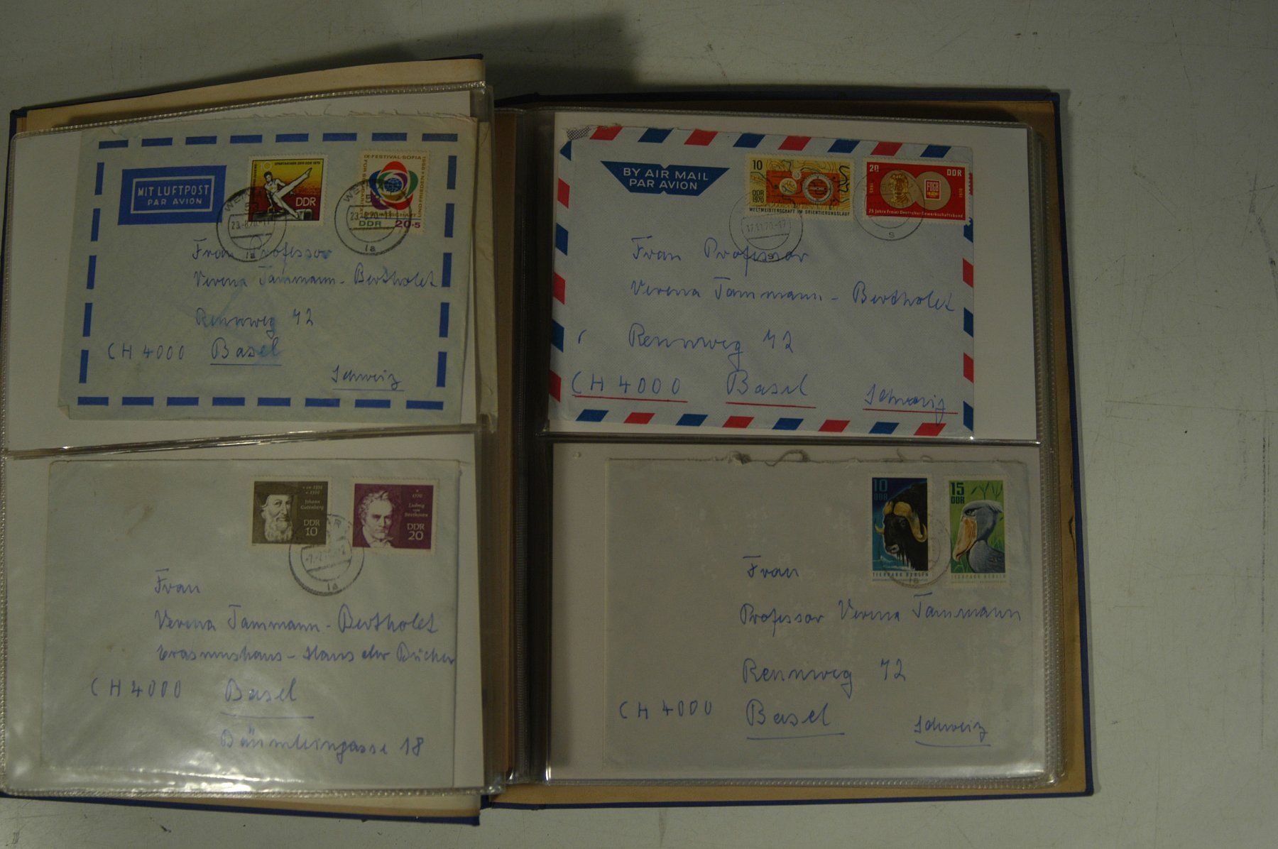 Tutti i francobolli: Ersttagsbriefe DDR auch Luftpost ca. 60 Stück – Usato da Herisau venduto da Wisen 2