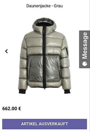 CP Company DD Shell Daunenjacke Grösse M