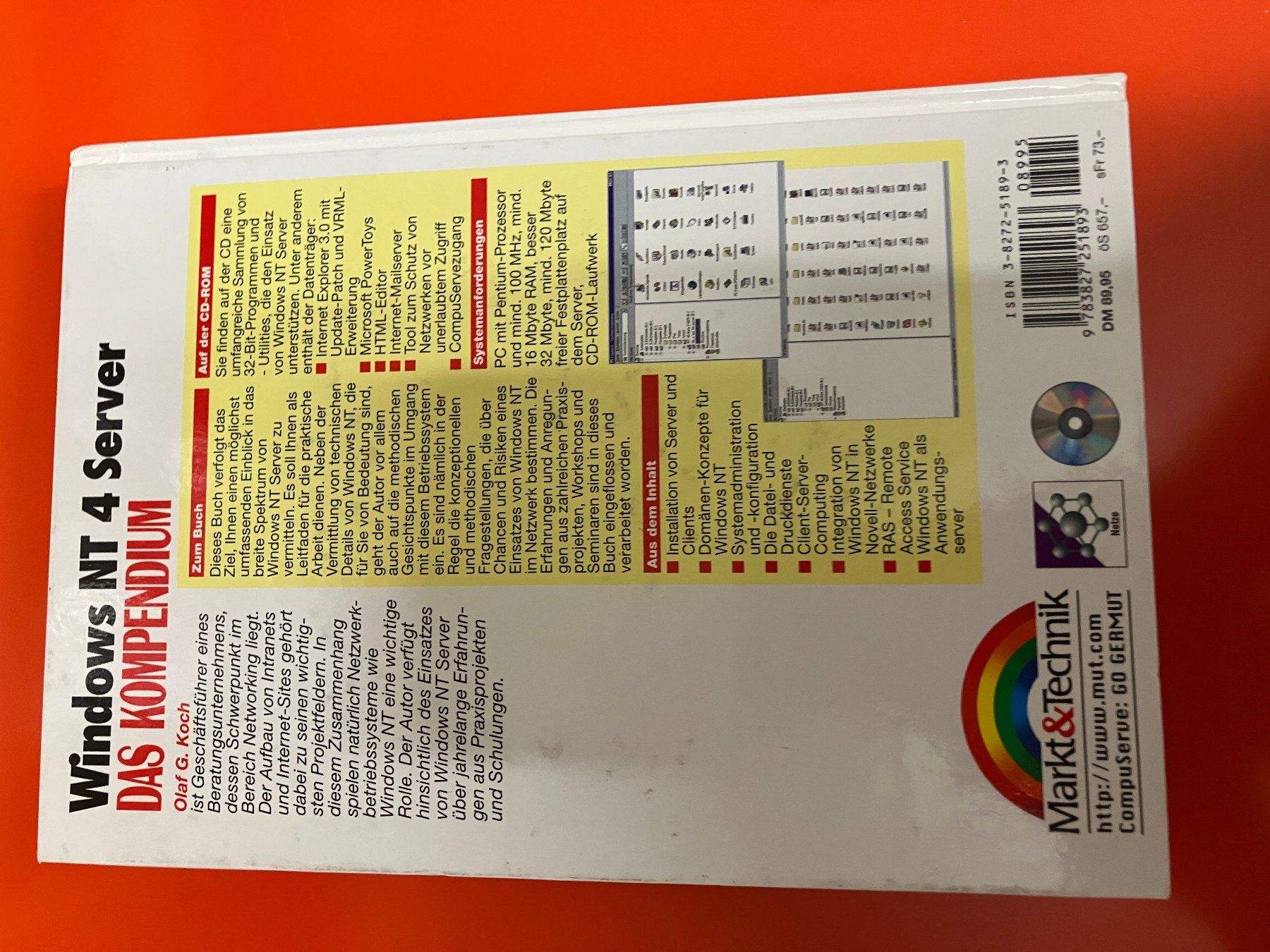 Libri: Windows NT Server - Das Kompendium – Nuovo (secondo la descrizione) da Wetzikon ZH venduto da Herbi_58 1