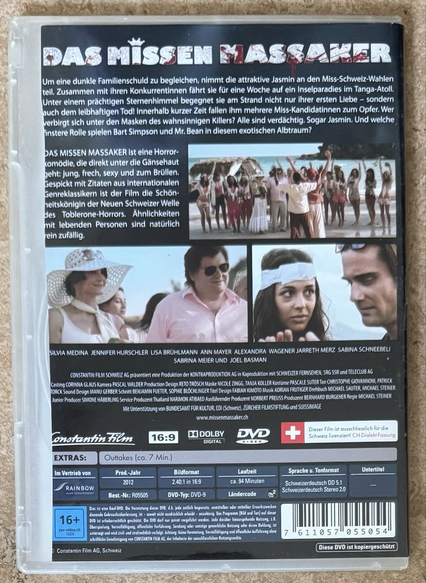 Tutti i DVDs: DAS MISSEN MASSAKER – Nuovo (secondo la descrizione) da Dietikon venduto da AndreaSch01 1