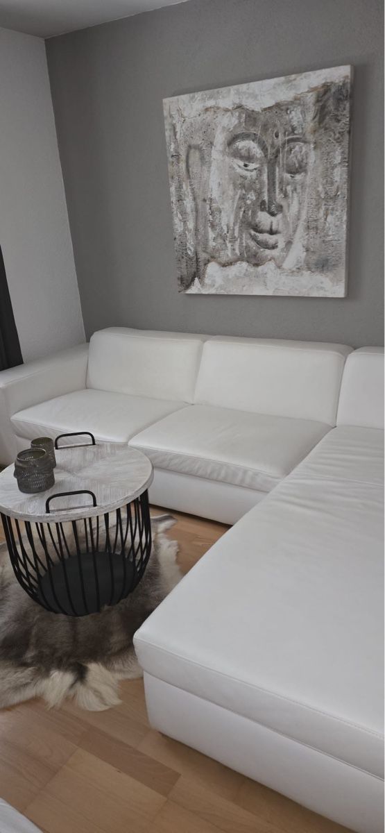 Sofas: Ecksofa weiss Leder – Gebraucht aus Zeihen von domtsche 3