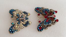 Haarspange Schmetterling,Swarovski StrassSteine.