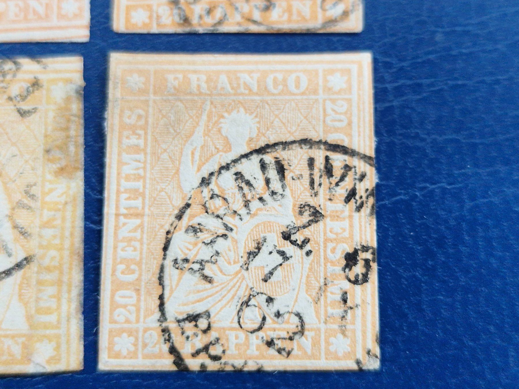 Alle Briefmarken: Strubeli, 4St., D od. G, ab 1.- – Gebraucht aus Burgdorf von Glossy01 4