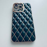 Luxus Schutzhülle Cover Case Etui in Grün für iPhone 14 Pro