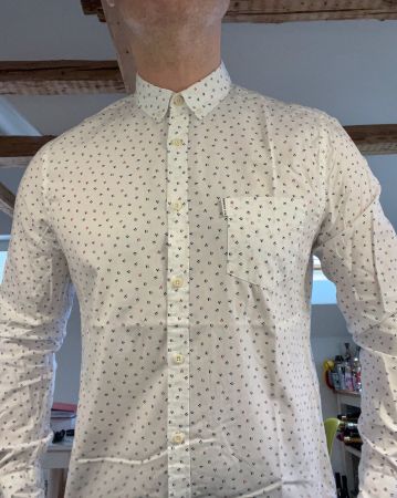 Ben Sherman Hemd Herren M – Retro Button-Down 60s Mod Style
