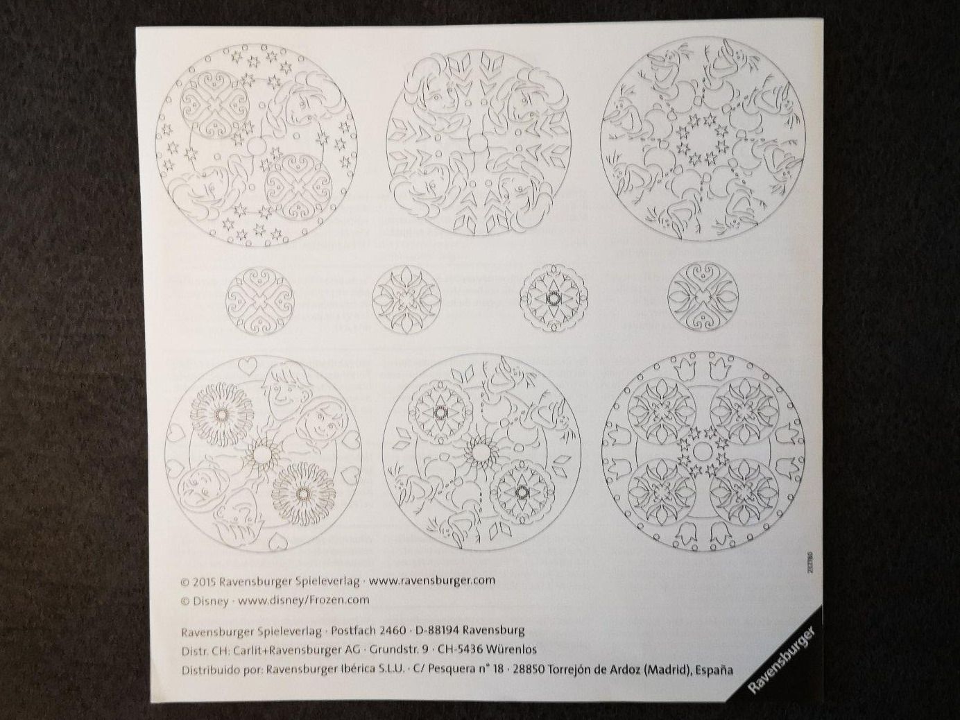Kit bricolage: Ravensburger Mandala-Designer Disney Frozen – Usato da Liestal venduto da Gitterli01 2