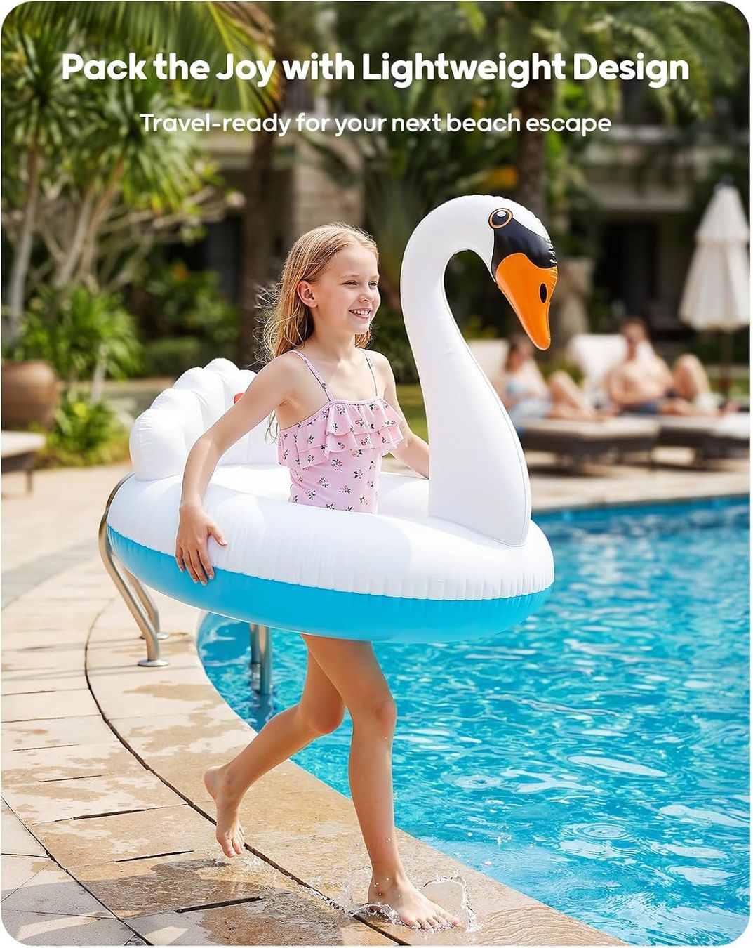 Schwimmringe: Aufblasbarer Schwan Pool Float Schwimmtier – Neu und originalverpackt aus Suhr von SchnapperCH 7