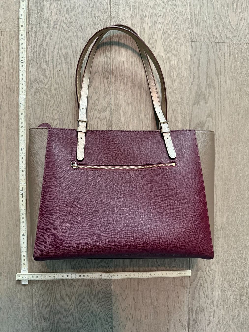 Lancaster Borse da donna: Sac à main Lancaster bordeaux / taupe – Usato da Bussigny venduto da mistylilou 1