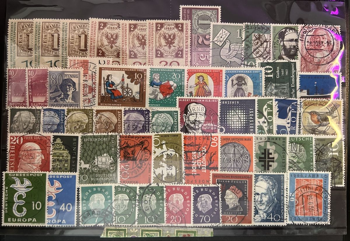Tutti i francobolli: Kleine Sammlung Briefmarken Deutschland I – Usato da Bern venduto da mon_622y 1
