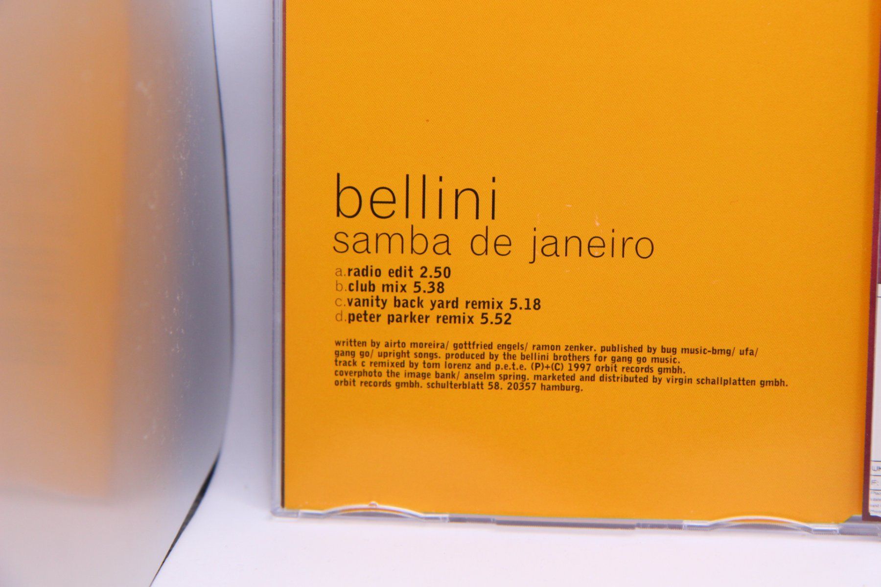 CD: 4 Track Maxi Single CD Bellini ‎– Samba De Janeiro – Usato da Ernetschwil venduto da luisvonerni 2