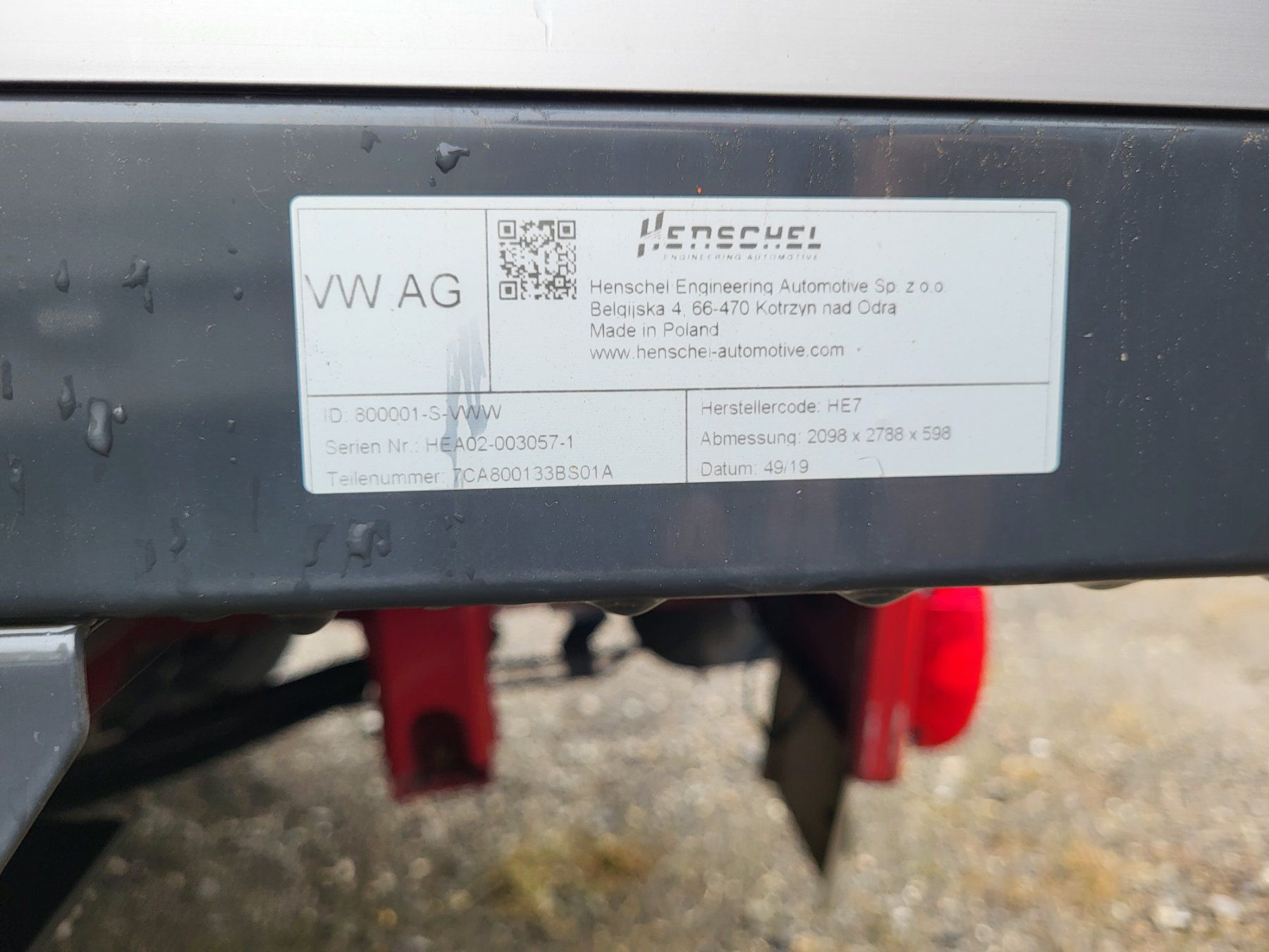 VW Veicoli commerciali: Brücke VW Crafter – Nuovo (secondo la descrizione) da Buch b. Märwil venduto da Pronet 2