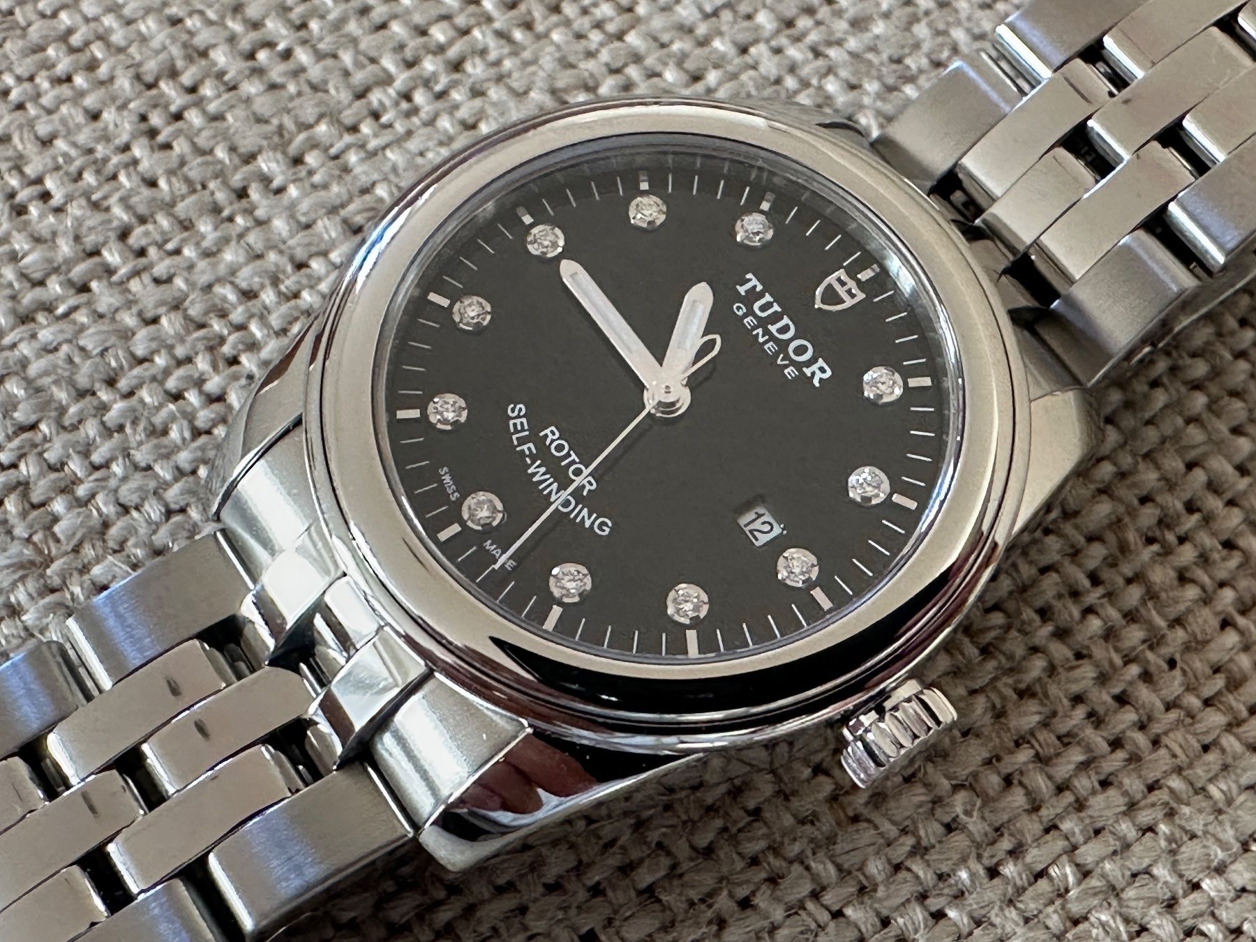 Tudor Orologi: Tudor Glamour Date Diamond Automatic 31mm Full-Set + Invoice – Usato da Matten b. Interlaken venduto da cour13 5