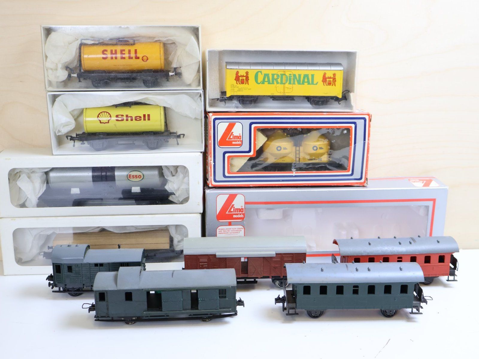 Fleischmann Modellini di ferrovie: Lima/Fleischmann/mehr 11 x Güterwagen Set H0 – Usato da Winterthur venduto da Monstera 1