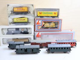 Lima/Fleischmann/mehr 11 x Güterwagen Set H0