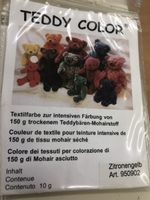 Textilfarbe, gedacht zur Färbung von Mohairstoff f. Teddys 