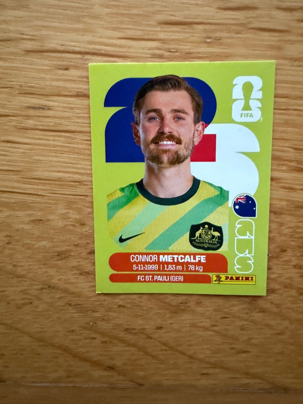 Panini Carte collezionabili: Panini AUS 15 Connor Metcalfe – Nuovo (secondo la descrizione) da Zürich venduto da bel5