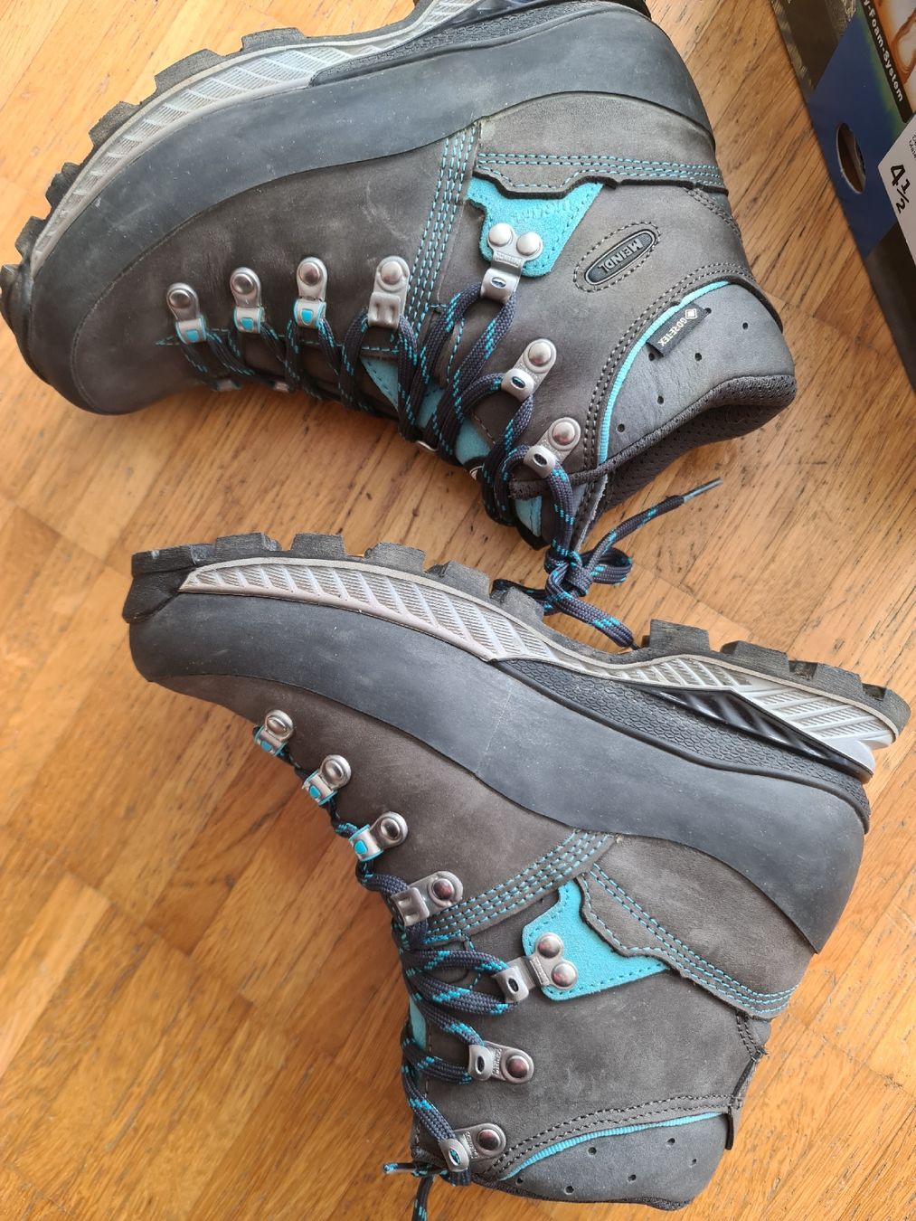 Meindl Scarpe da donna: Meindl Bellavista Lady Wanderschuhe Grösse 37.5 – Nuovo (secondo la descrizione) da Emmenbrücke venduto da gatasalvache 2