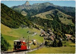 Montreux - Funiculaire / Standseilbahn Les Avants--Sonloup