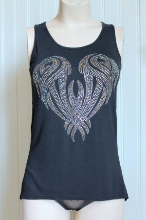 ccg perfect * TOP mit transparentem Rücken  36/38  S/M