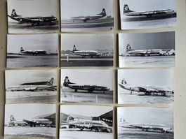 12 x Fotos von Flugzeugen (Zivil) (Aviatik Lot 11)