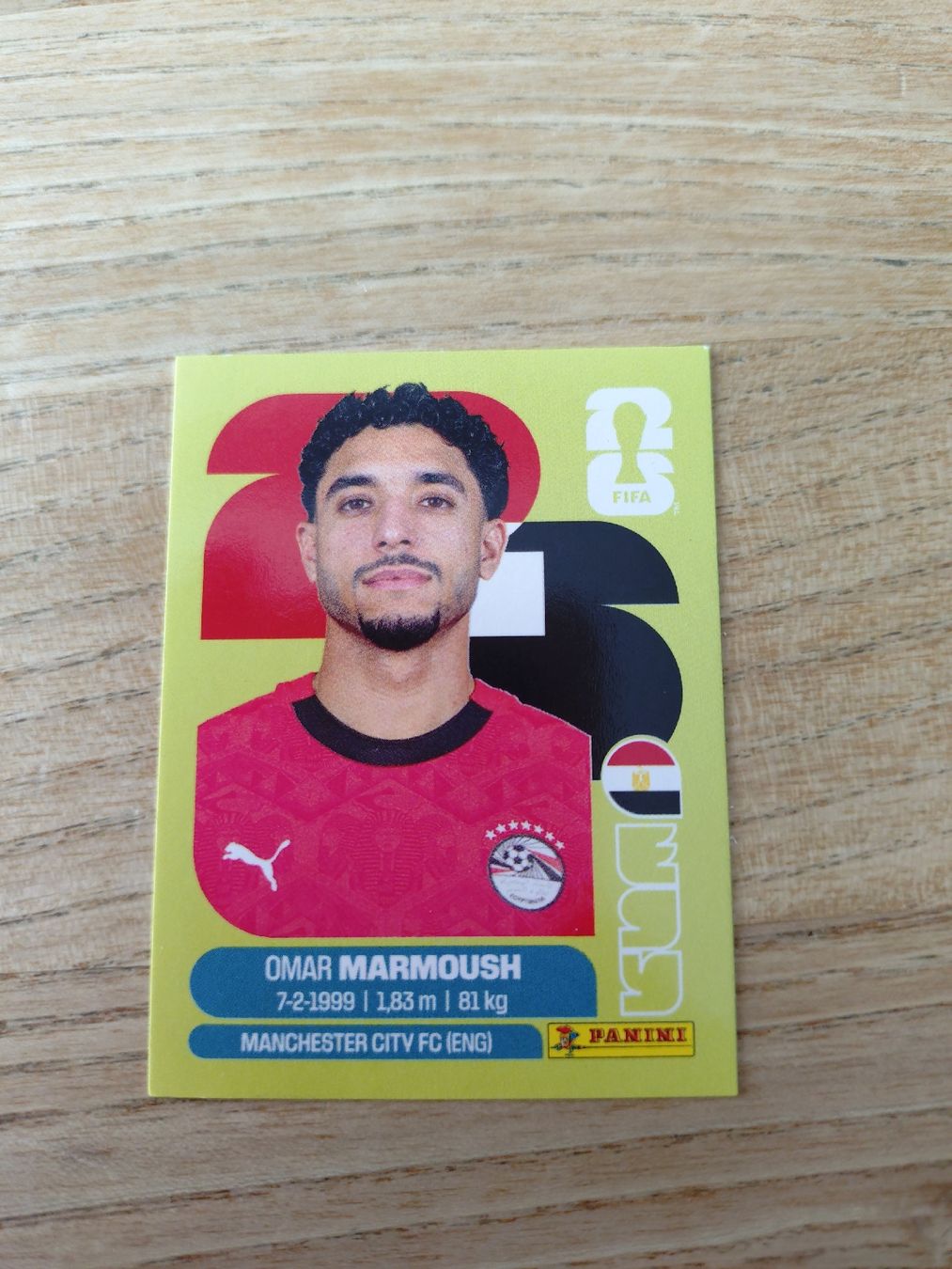 Panini Sammelbilder & Trading cards: Panini Sticker EGY 20 Omar Marmoush  – Neu und originalverpackt aus Steinmaur von Cinderella309