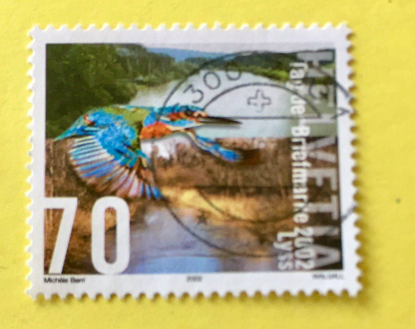 Tutti i francobolli: Nr.1071 Eisvogel  GESTEMPELT 2002 Zug – Usato da Aarau venduto da Billa007