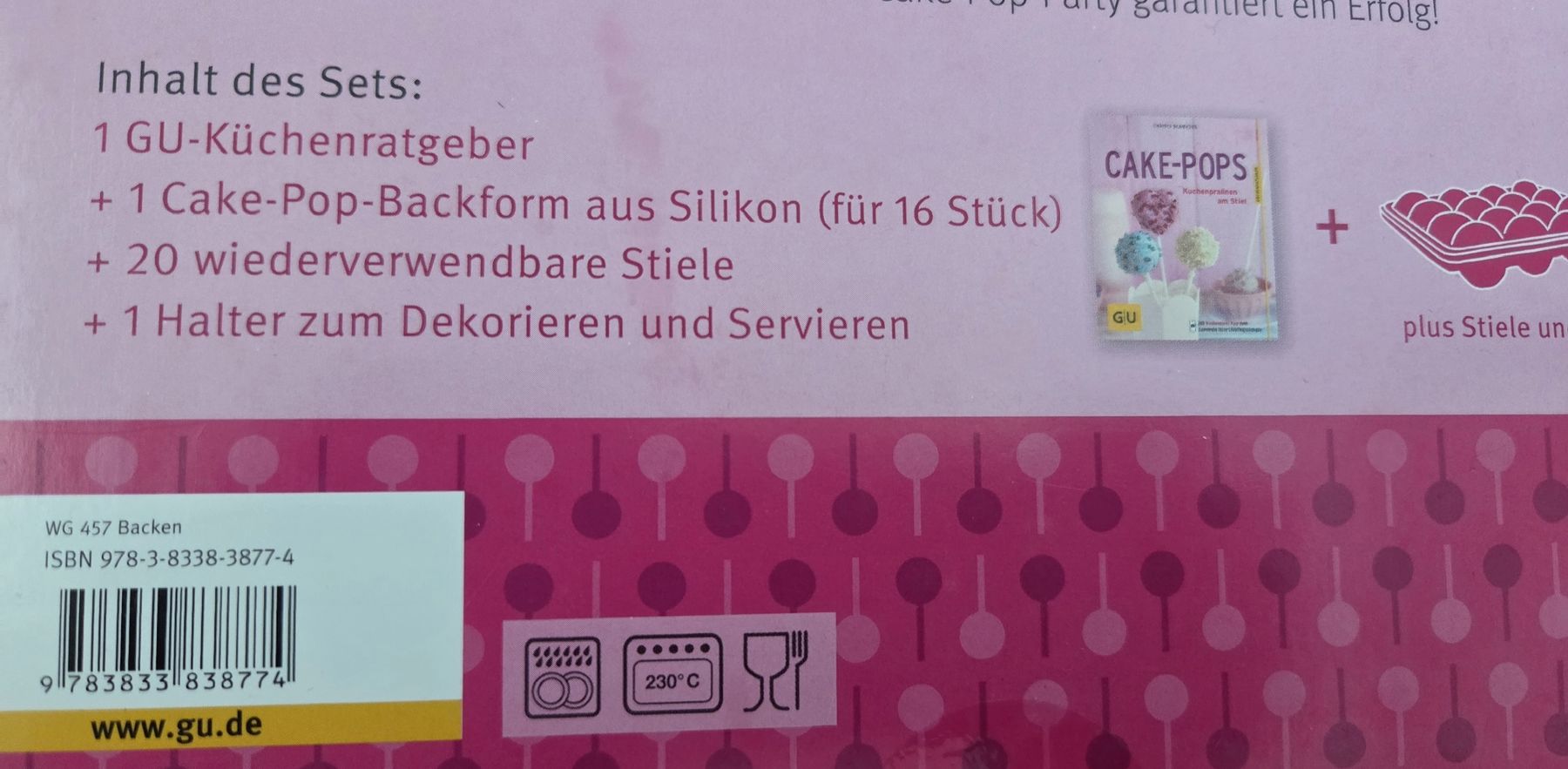 Teglie da forno: Cake-Pop-Set zum Backen - neu – Nuovo e nell'imballaggio originale da Rothenburg venduto da A 3