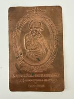 Ansichtskarte Kupferrelief Napoleon Bonaparte 