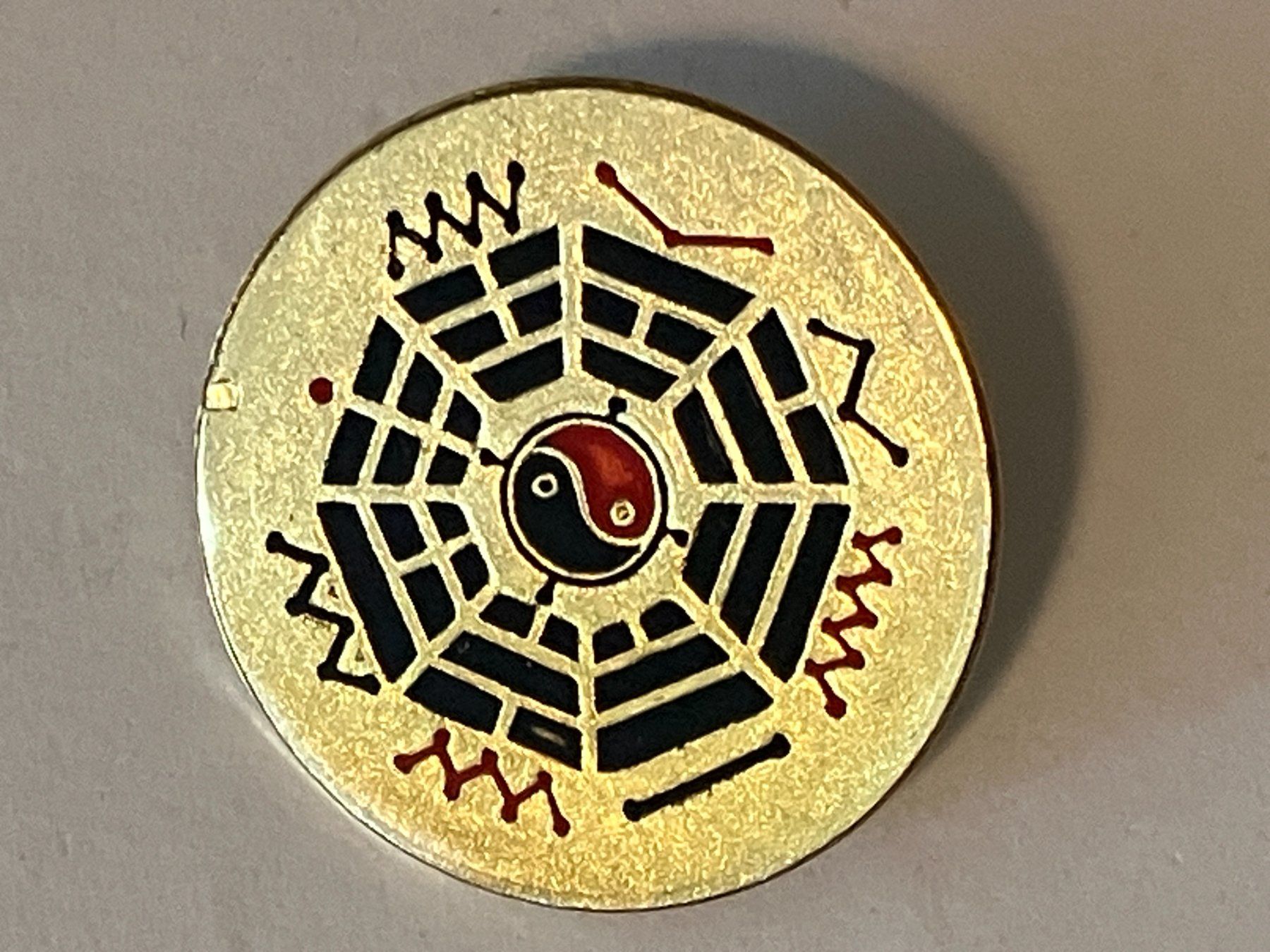 Placchette & Badge: 1 Pin Feng Shui – Usato da Basel venduto da djwwpp