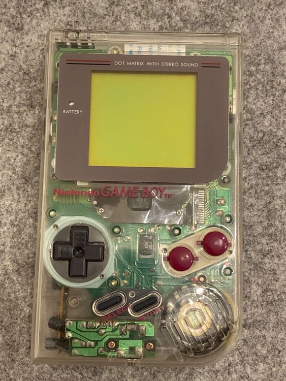 Gameboy Classic Transparent inkl. Spiel | Kaufen auf Ricardo