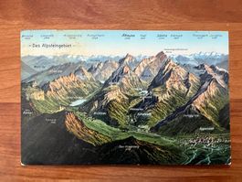 AK  1929 Alpsteingebiet Panorama     (G2010)