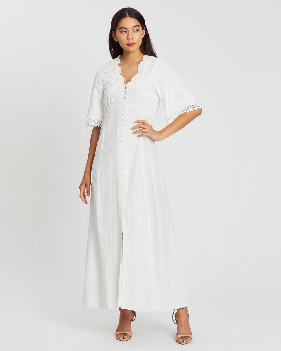 Mango Robes: Mango Maxikleid - Baumwolle - Viskose – Neuf avec emballage d'origine à Zürich par luxuryoutlet1 1