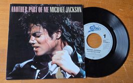 MICHAEL JACKSON, Another Part of me,  7"Single, TOP!