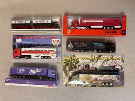 1:87 Modell-LKW's 6 Stk. teils ungeöffnete OVP, Top Zustand!