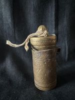Antico portacosmetici in bronzo indiano 2