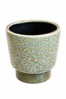 Butlers GREENERY Keramik Übertopf 14,5 cm Grün Beige