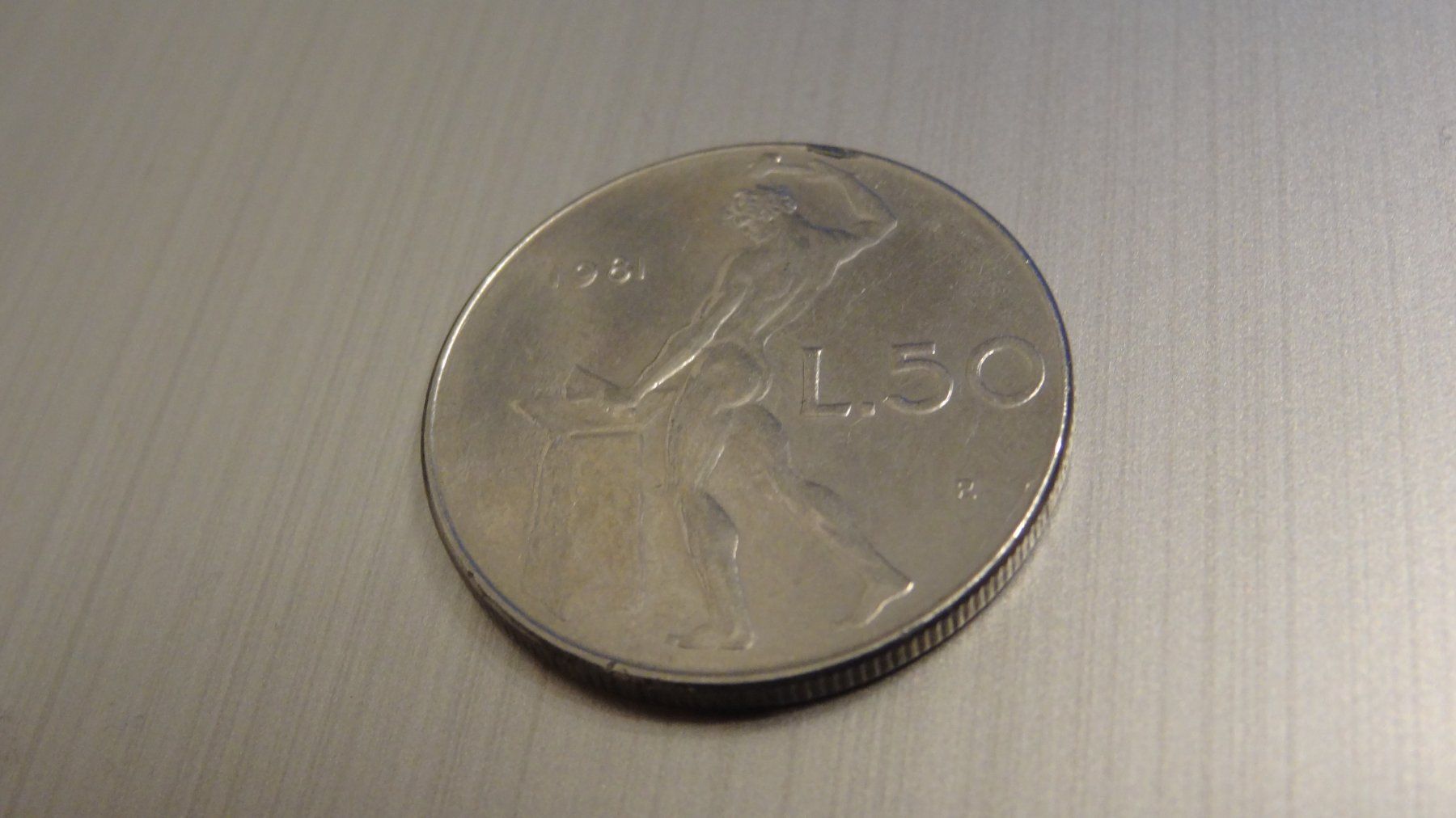 Tutti le monete: 1981 Lire 50 Italien – Usato da Olten venduto da pechsisa1 1