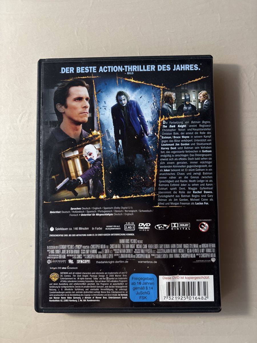 Tutti i DVDs: The Dark Knight – Usato da Ruswil venduto da Slivio_ 1