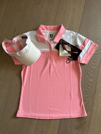 NEUES Golf Polo von FootJoy Gr 38, kommt mit Kappe & Brille