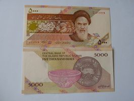 Iran 5000 Rials 2013/2014, P-153, Bank Melli Iran, Unc