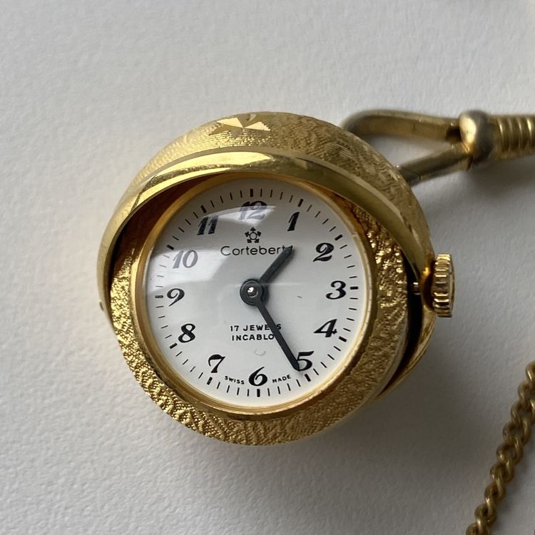 Cortebert Goldwert Taschenuhr Colbert Vintage Taschenuhr 17