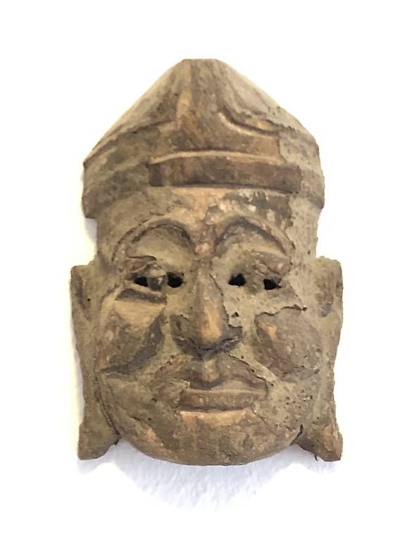 Sonstige Antiquitäten & Kunst: Antike Holzmaske aus Tibet – Gebraucht aus Basel von Familymusic