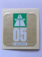Autobahnvignette 2005