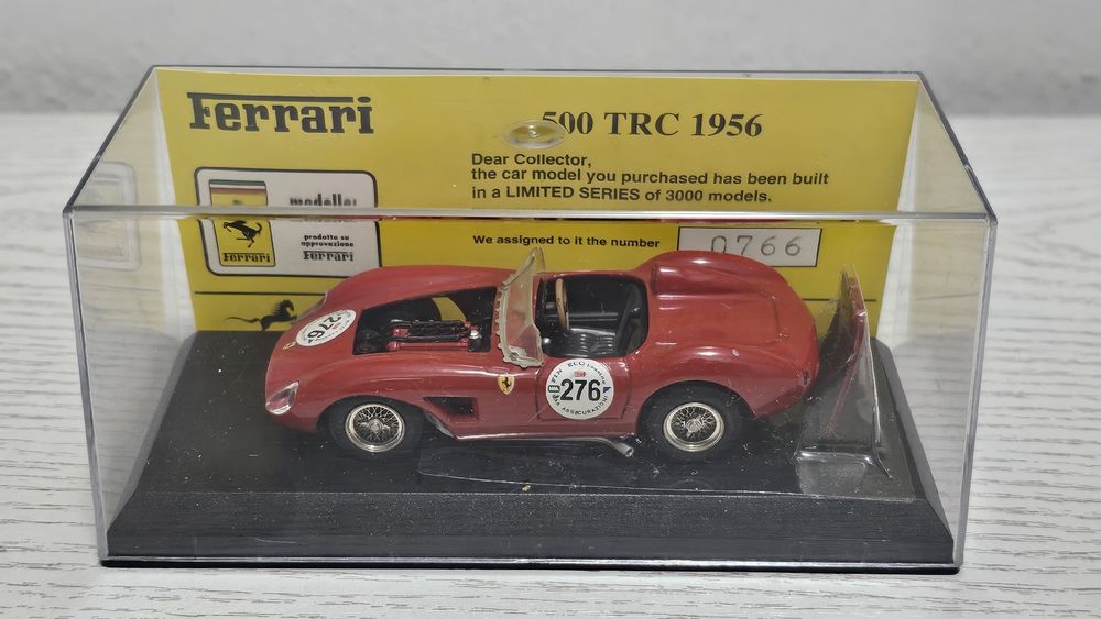 FERRARI 500 TRC 1956 Prova Rouge ART MODEL ART014 1:43 de reference