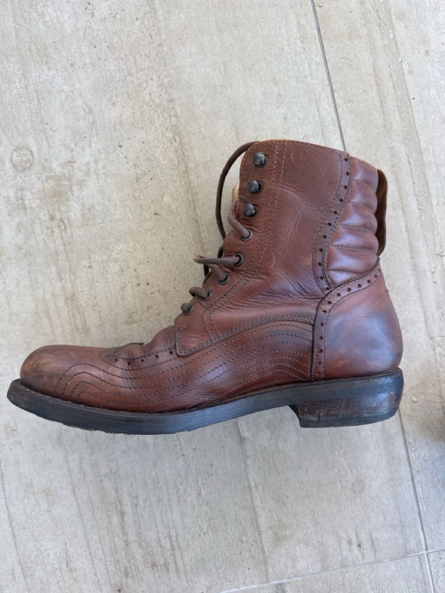 Rokker Scarpe da uomo: ROKKER Leder Motorrad Boot Grösse 43  – Usato da Unterägeri venduto da fisch67 2