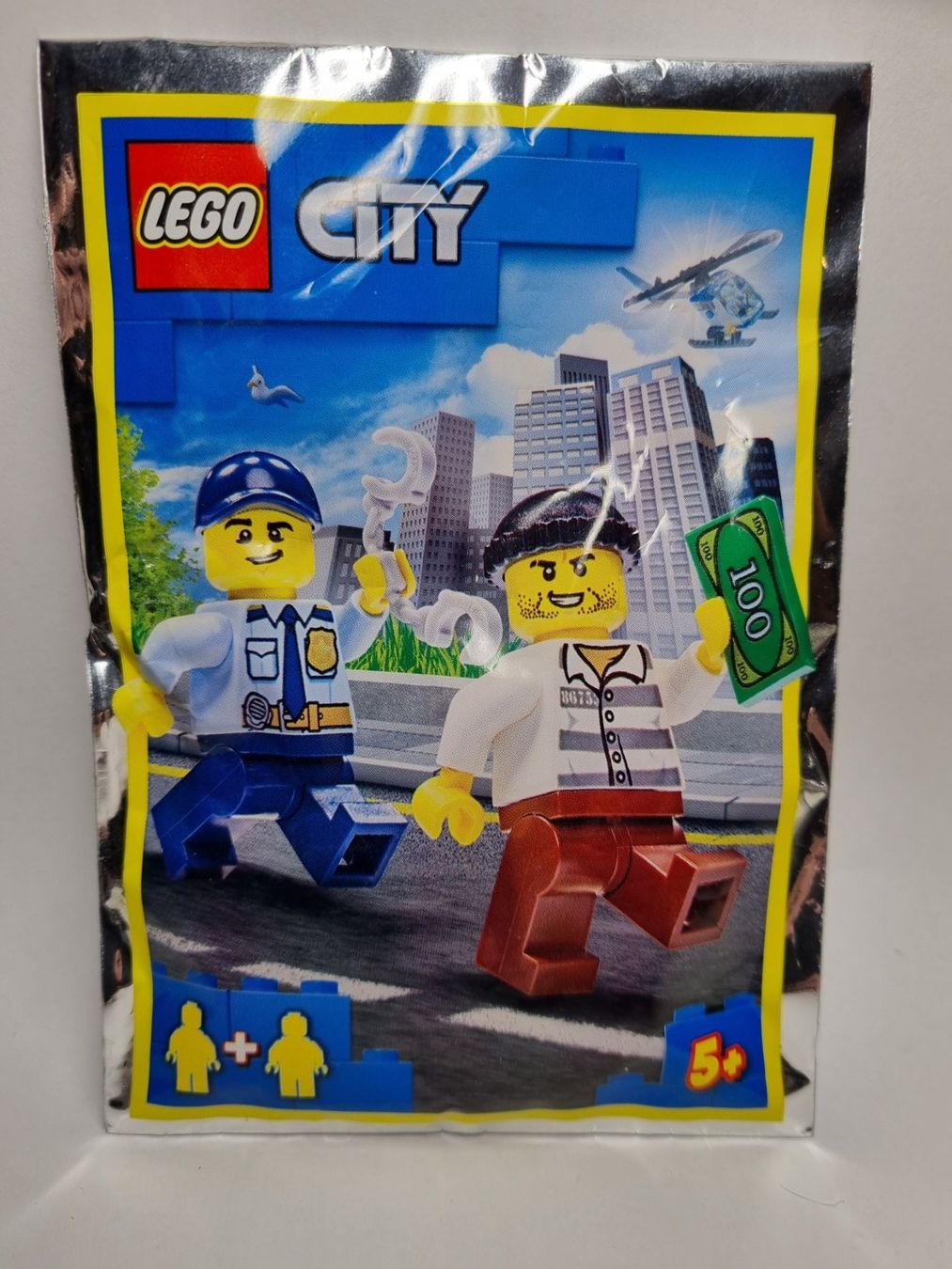 Lego Kit di costruzioni: LEGO City 952016 Policeman & Thief foil pack – Nuovo e nell'imballaggio originale da Basadingen venduto da NekoBricks